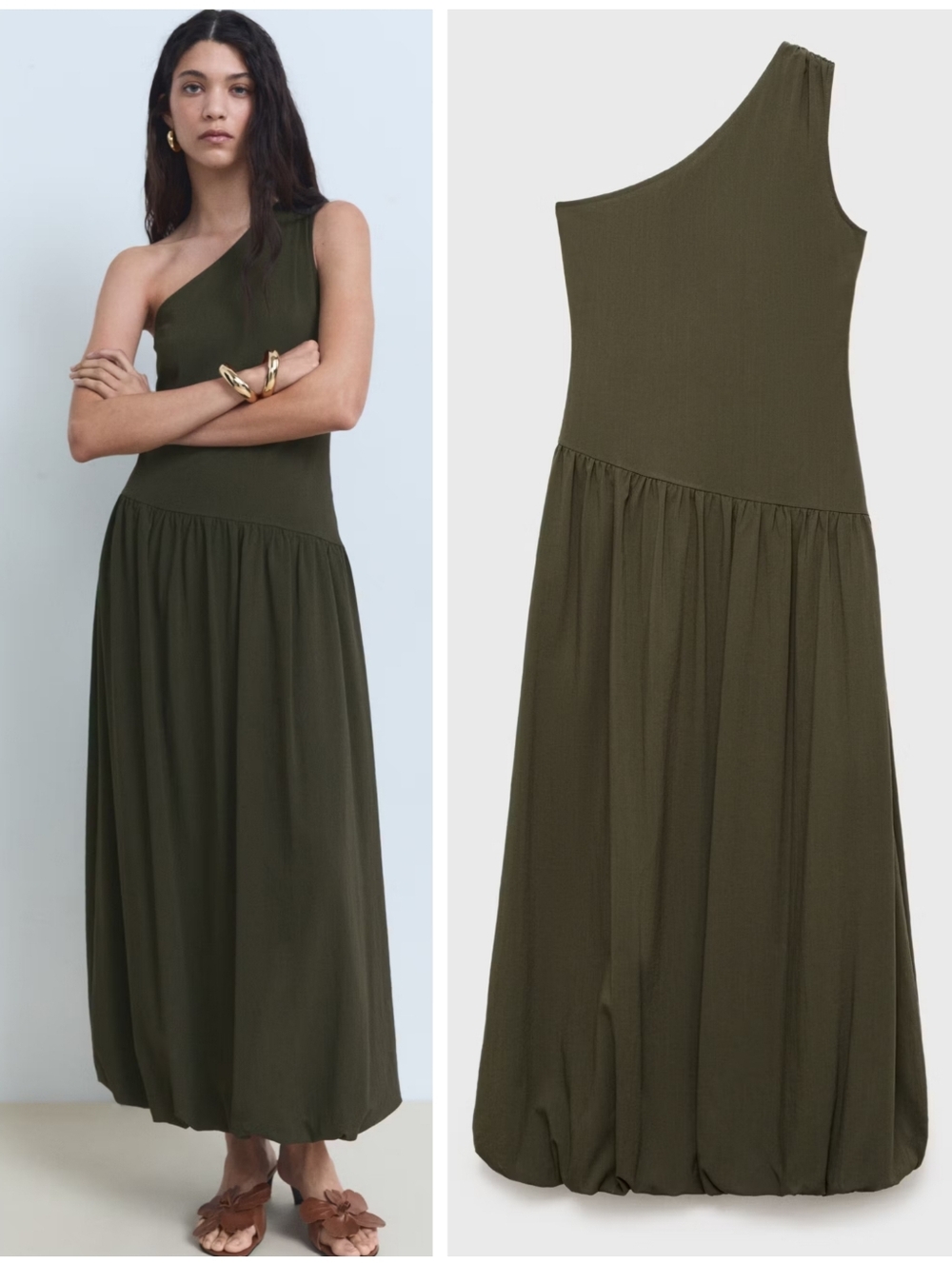MANGO Balloon Dress